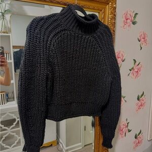H&M Black Turtleneck Sweater